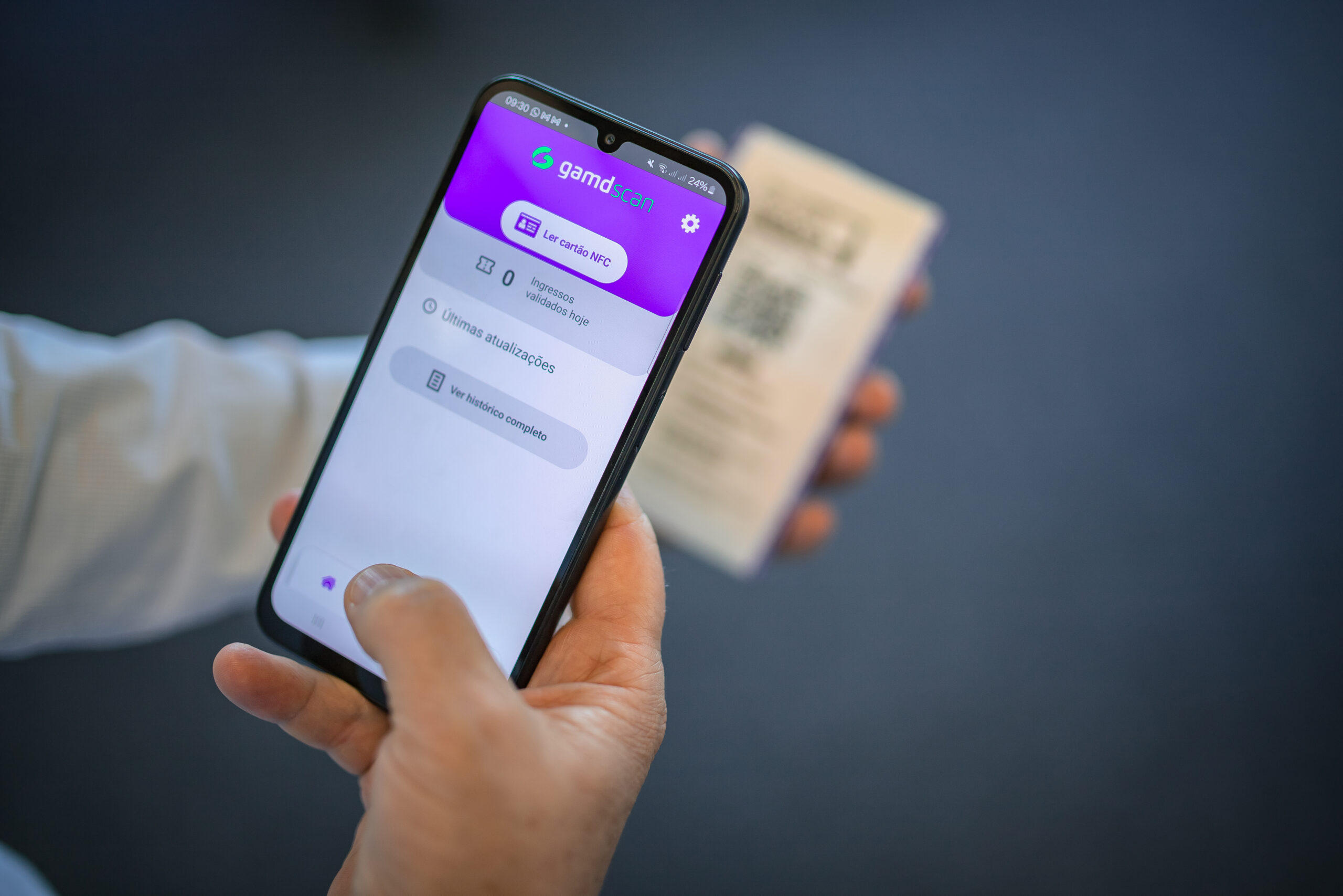 Leitura de QRCODE Uberlândia e Gamd Sports